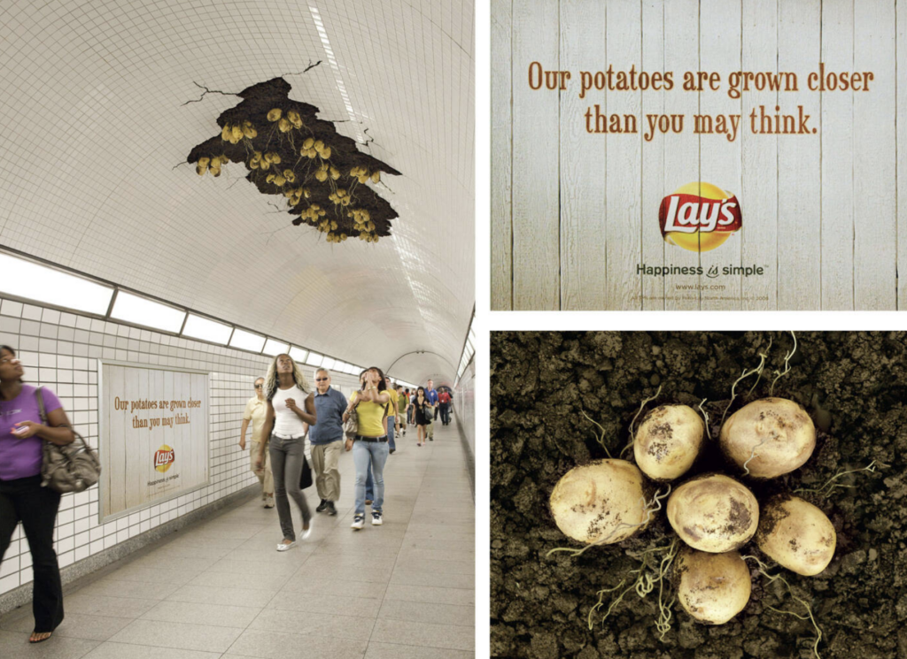 Lay's Transit Ads