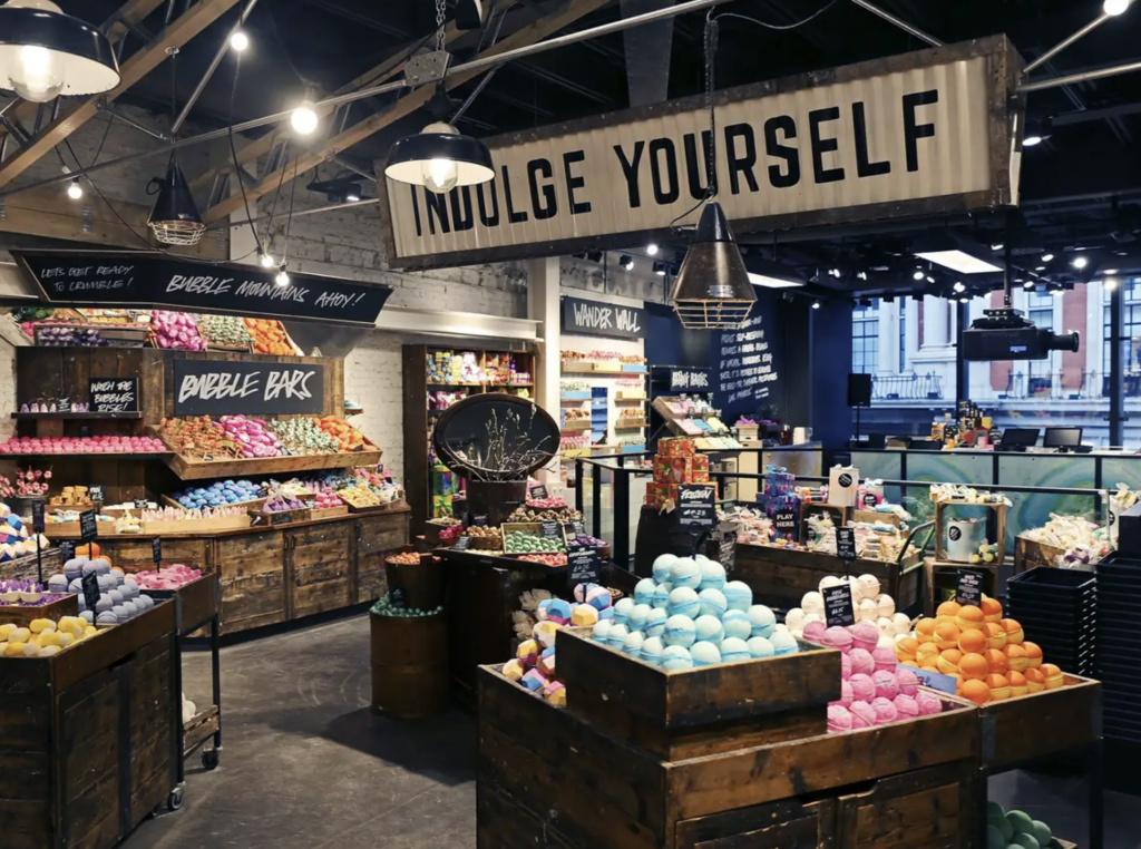 Lush cosmetics