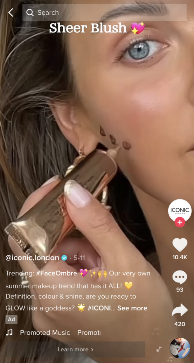 TikTok Ad Example